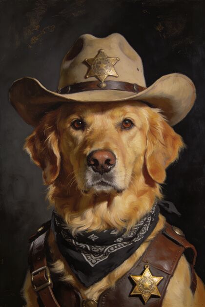 The Sheriff portrait example 4