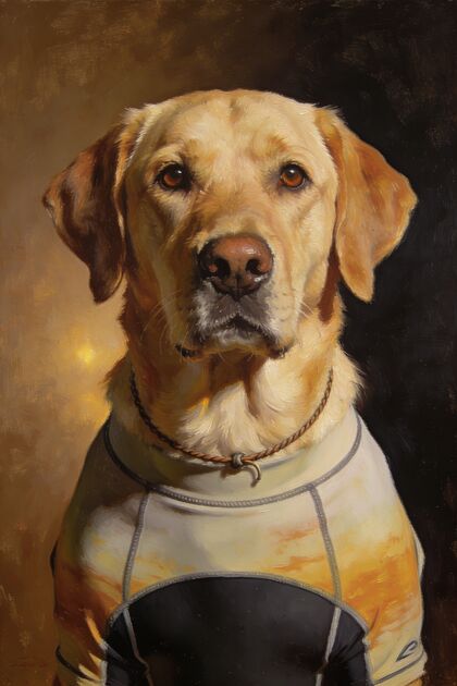 The Surfer portrait example 2