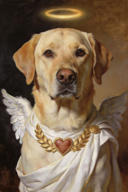 The Valentine Cupid portrait example 2