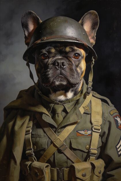The WWII Soldier portrait example 1